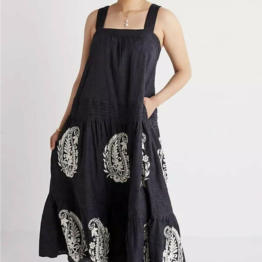 Felicity embroidered maxi dress